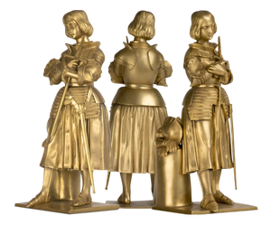 Raingo Frères, Joan of Arc, Paris, 1840, Gilt Bronze