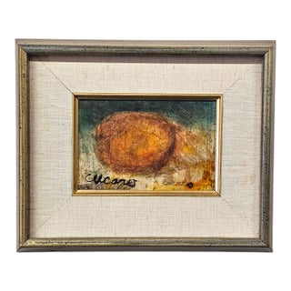 Pasquale "Pasqual" Cucaro Signed Oil on Board, California Modernist Still Life For Sale