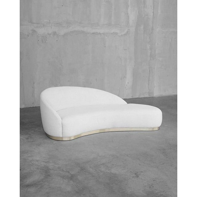 Mid-Century Curved Sofa, Italiy, 1950s For Sale - Image 6 of 6