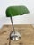 Vintage Green Enamel Banker's Table Lamp, 1950s For Sale - Image 12 of 18