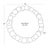 Ember Metal Disc Round Mirror For Sale - Image 4 of 5
