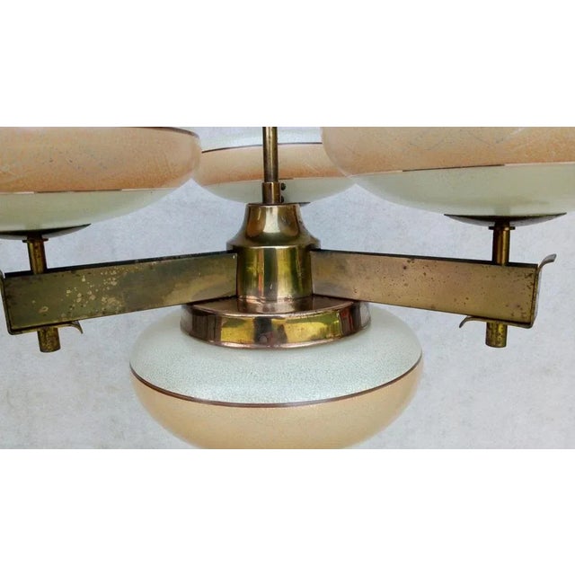 Vintage Model 6448 Chandelier from Zukov For Sale - Image 14 of 18