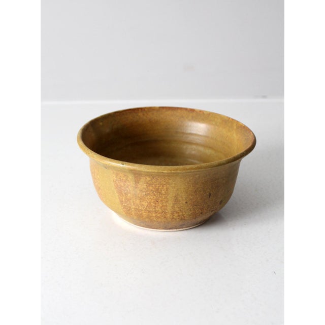1970s Vintage Studio Pottery Bowl For Sale - Image 9 of 9