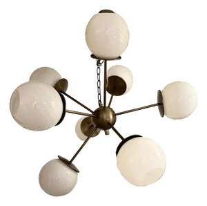 Italian Burnished Sputnik Hanging Light by Simoeng