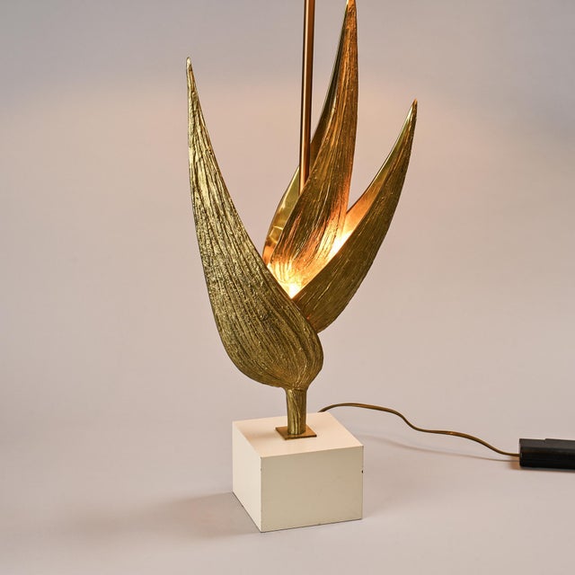 Mid-Century Modern Table Lamp from Maison Charles, France, 1970 For Sale - Image 3 of 13