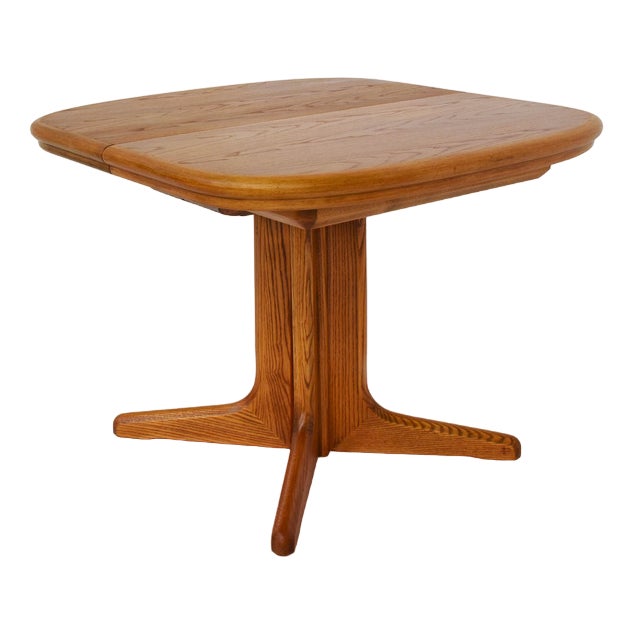 Extendable Oak Dining Table by Karl-Erik Ekselius for Joc Möbler Vetlanda, Sweden, 1970s For Sale