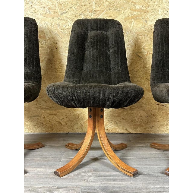 Mid-Century Modern Danish Modern Swivel Chairs, 1960s, Set of 3 For Sale - Image 12 of 18