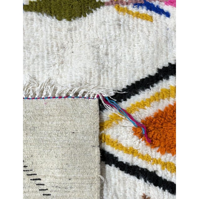 Moroccan Azilal Wool Rug - 9.8 X 6.5 Ft For Sale - Image 4 of 8