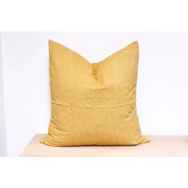 Sunflower Handmade Pillow Cover For Sale - Image 4 of 7