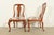 Baker Furniture Queen Anne Carved Walnut Dining Chairs, Set of Four For Sale - Image 10 of 13