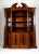 20th Century Nathan Margolis Mahogany Wood Two Parts Breakfront For Sale - Image 9 of 13