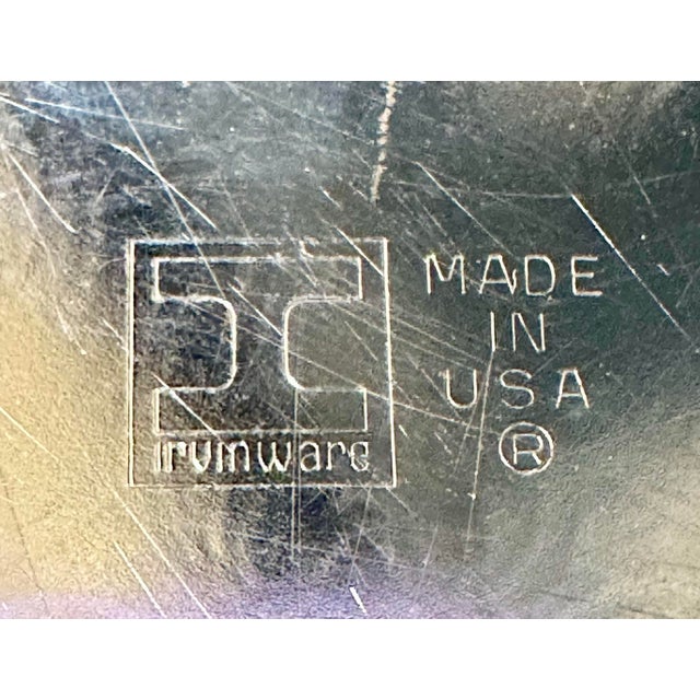 Mid 19th Century Edinburgh Crystal Ships Decanter With 6 Glasses and Silver Tray For Sale - Image 10 of 12