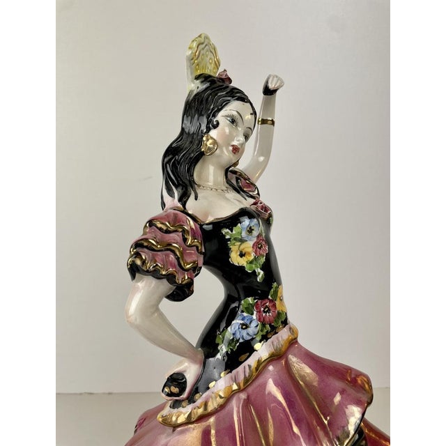 Ceramic Flamenco Dancer from Formento, 1950s-1960s For Sale - Image 11 of 18