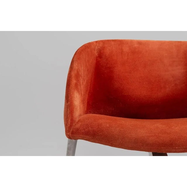 Gold P80 Dining Chairs by Giovanni Offredi for Saporiti, Italy, 1973, Set of 4 For Sale - Image 8 of 18