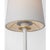 Traditional Julie Neill for Visual Comfort Signature Lucia 21" Cordless Sconce in Matte White and Crystal with Linen Shade For Sale - Image 3 of 14