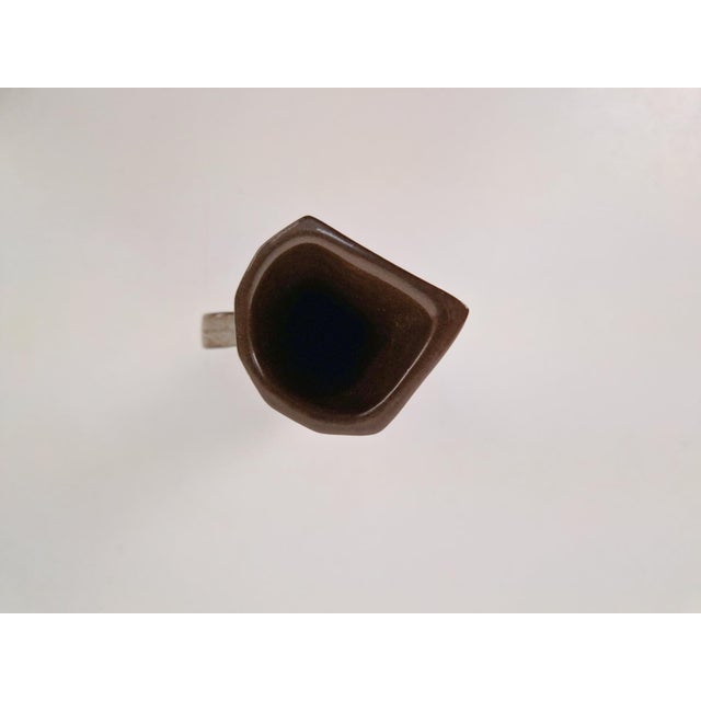 1950s Cubist Pitcher Vase in Ceramic, 1950s For Sale - Image 5 of 11