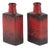 Vintage Ceramic Block Vases, 1970s, Set of 2 For Sale