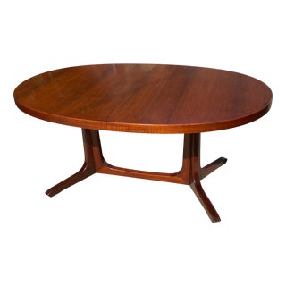 Scandinavian Baumann Round Oval Table in Rosewood, 1960s, Set of 3 For Sale