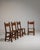1970s 1970s Set of Four Brutalist Oak Dining Chairs For Sale - Image 5 of 14