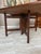 Brown Vintage Walnut "Gate Leg" Dining Table With Drop Leaves After George Nelson for Herman Miller For Sale - Image 8 of 16
