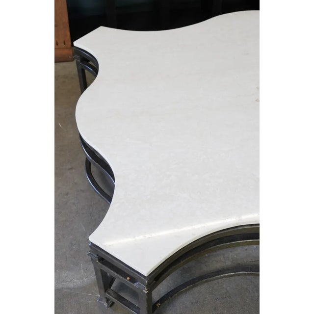 Large Patio Coffee Table Perfect for large gatherings on the patio or indoors as well. Bob Newhart: An Iron and Marble Top...