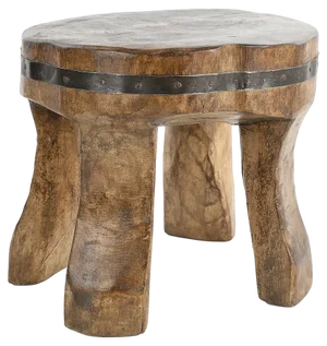 Low Stool in Wood