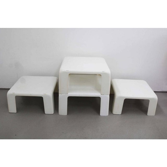 Gatti Side Tables by Mario Bellini for C&B Italia, 1960s, Set of 4, in Good conditions. Designed 1960 to 1969 This piece...
