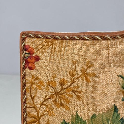 Italian Art Deco Table Lamps in Murano Glass and Floral Fabric attributed to Seguso, 1930s, Set of 2 For Sale - Image 11 of 18