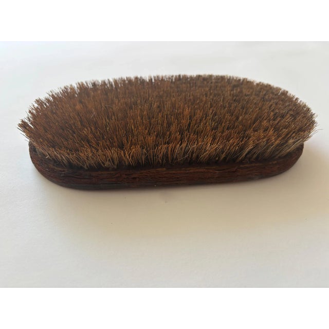 1900 - 1909 1900s Antique Army Cavalry Leather Horse Curry Brush For Sale - Image 5 of 6