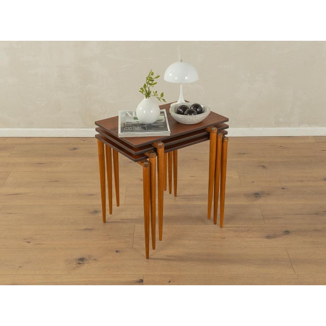 Vintage Nesting Tables from Opal Möbelk, 1960s, Set of 3 For Sale - Image 4 of 10