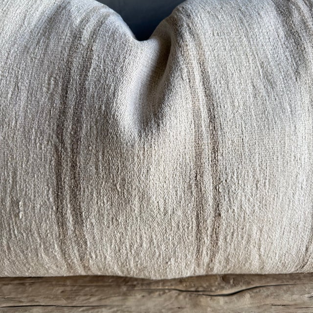 Not Yet Made - Made To Order Vintage Rug Pillow With Original Seams Includes Insert For Sale - Image 5 of 7