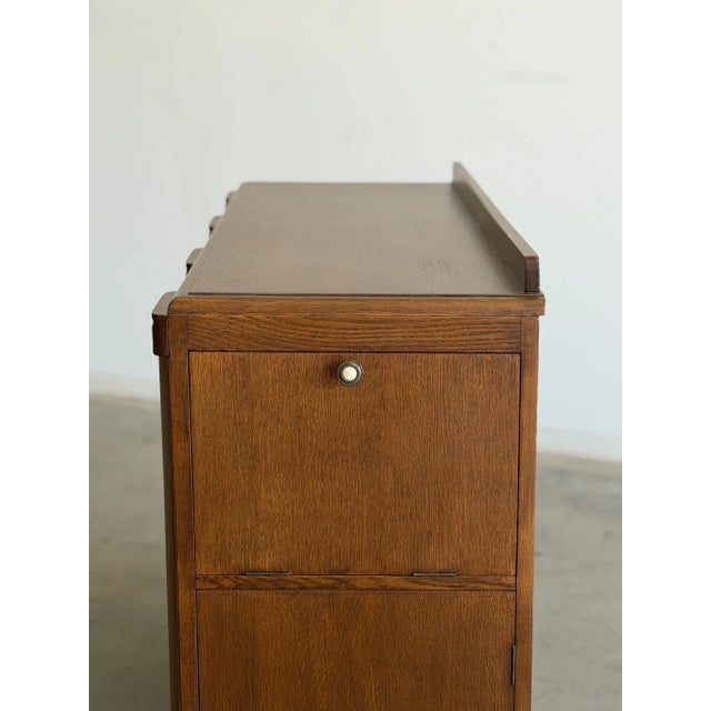 Brown 1940s Art Deco Statement Sideboard For Sale - Image 8 of 18
