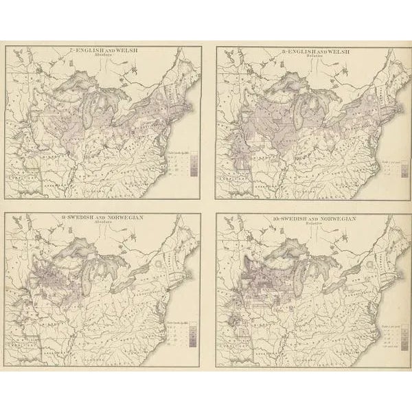 Chart of British American, 1874, Paper For Sale - Image 4 of 5