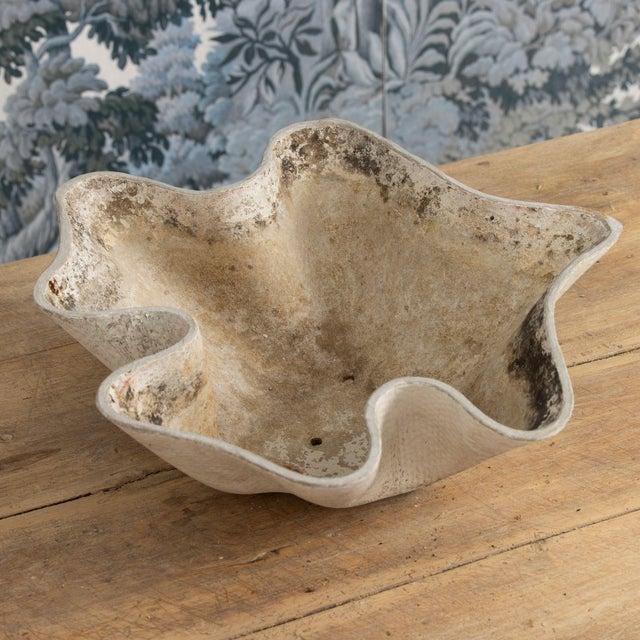 Midcentury Swiss Willy Guhl Clam Shell Planter For Sale - Image 4 of 8