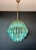 Spherical Murano Style Poliedri Chandelier, 140 Turquoise Poliedri For Sale - Image 11 of 12
