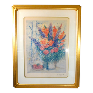 Marc Chagall "Bowl of Cherries" Limited Edition Signed & Numbered Framed Art