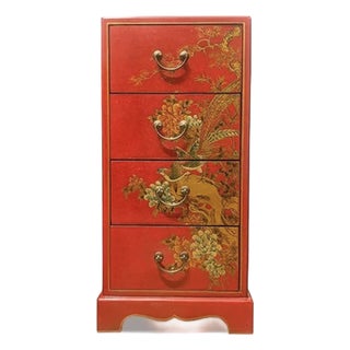 1980s 4 Drawers Shanxi Motifs Stand For Sale