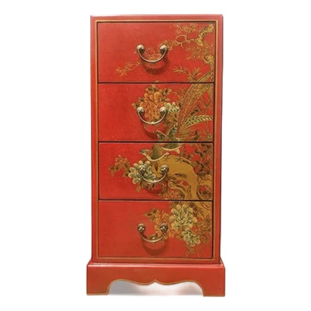 1980s 4 Drawers Shanxi Motifs Stand For Sale