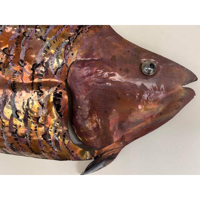 1990s Copper Fish Wall Art | Chairish
