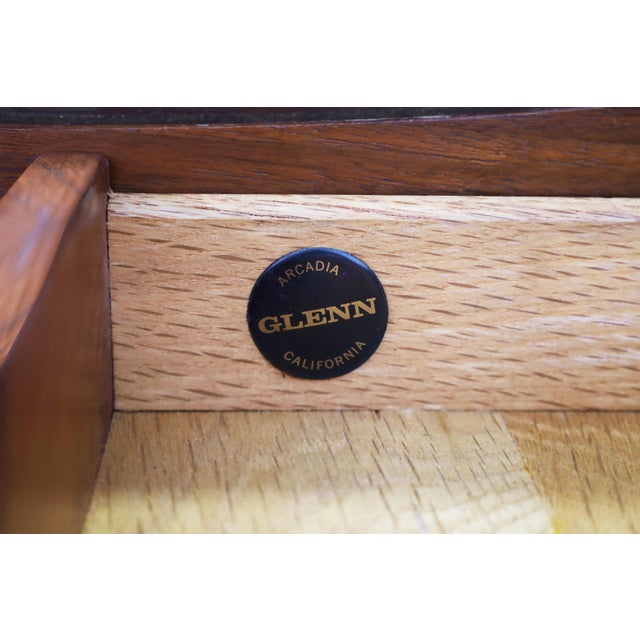 Mid-Century Walnut Roll-Top Desk by John Kapel for Glenn of California For Sale - Image 14 of 14