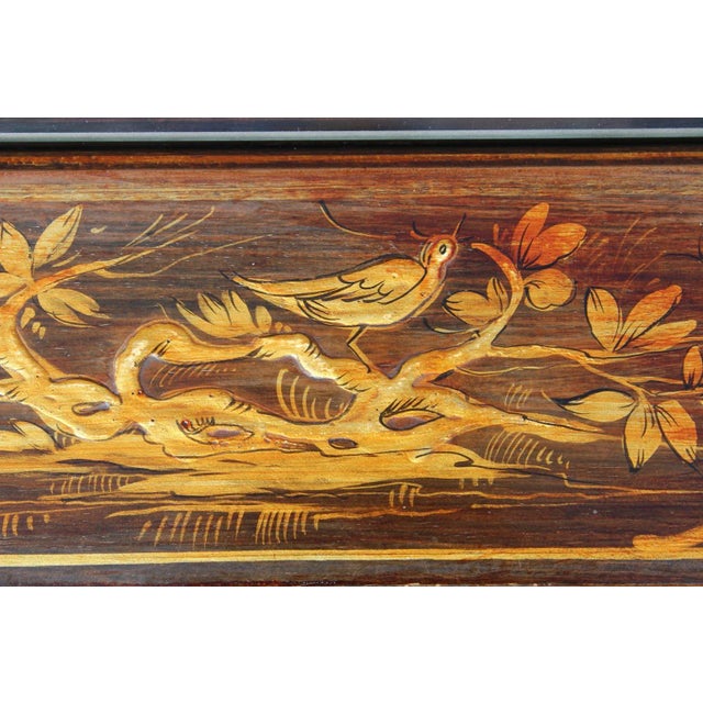 Mastercraft Chinoiserie Glass-Top Coffee Table For Sale - Image 10 of 12