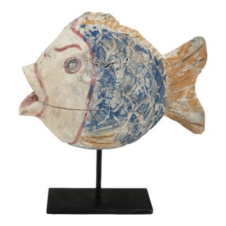 Chinese Polychrome Lucky Fish For Sale
