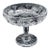 Vintage Pedestal Fruit Bowl, English, Cut Glass, Presentation Display Dish, 1960 For Sale