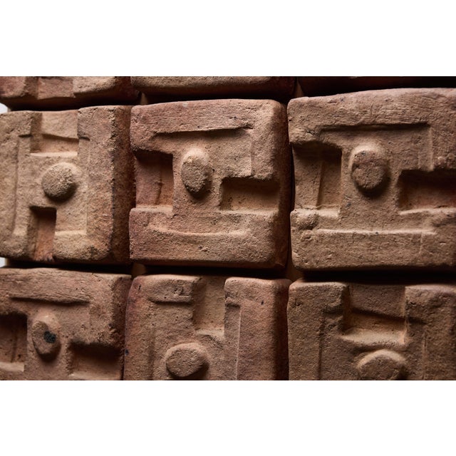 Ceramic Inca Wall Panel by Georges Jouve, 1960s For Sale - Image 10 of 11