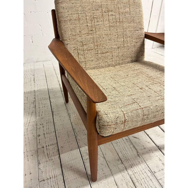 Teak Easy Chair from Glostrup, Denmark For Sale - Image 6 of 10