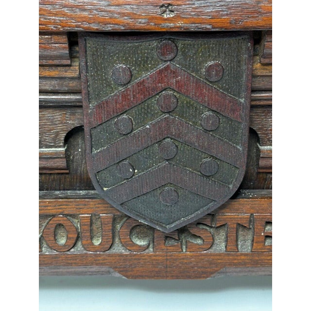 Late 19th Century Antique Wall Sculpture Portrait Colonel Sir Edward Massey, Governor of Gloucester 1642 Carved in the Manner of Sir George Gilbert Scott For Sale - Image 5 of 18