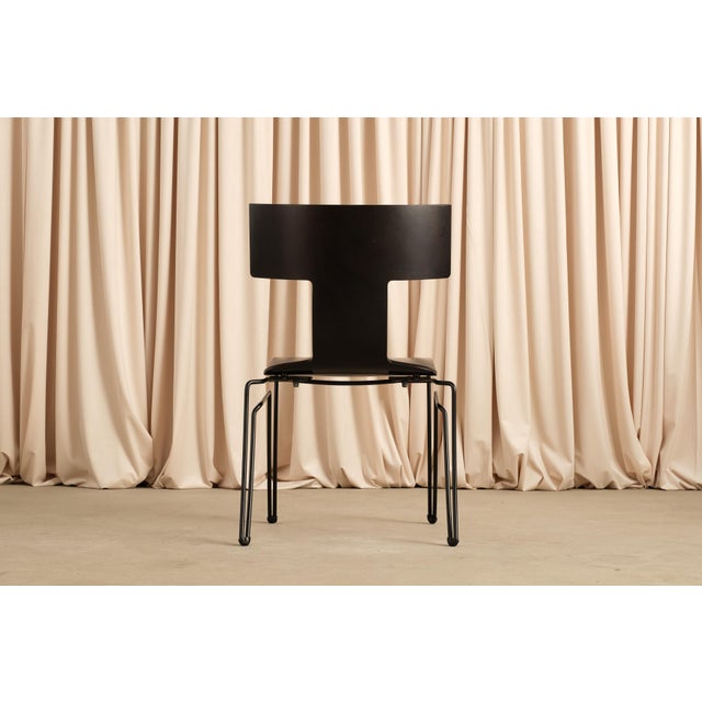 John Hutton designed the Anziano to do something deceptively hard: look light, stack neatly, and still feel substantial...
