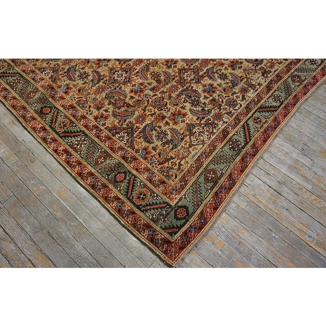 Persian 19th Century N.W. Persian Bakshaiesh Carpet ( 5'9" x 12'6" - 175 x 380 ) For Sale - Image 3 of 6
