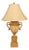 Venetian Paint Decorated Urn Shaped Table Lamp with Shade For Sale