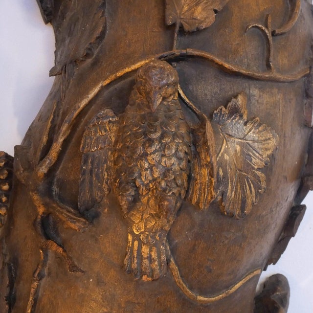 Solomonic Columns in Carved and Gilded Wood, Italy, 17th Century, Set of 2 For Sale - Image 11 of 18